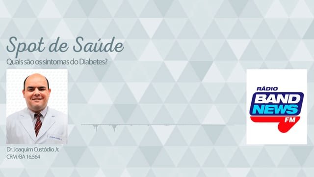 Quais são os sintomas do Diabetes?